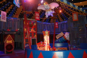 Dumbos Flying Circus at the Magic Kingdom Disney World 
