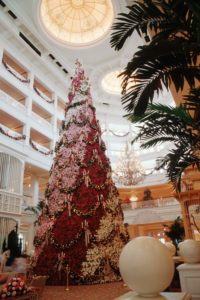 vintage Grand Floridian Resort christmas tree