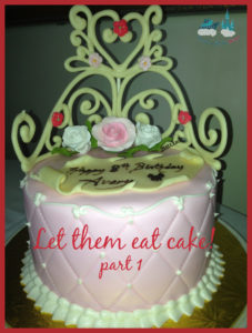 Let them eat cake part 1 pink frame