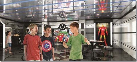 Disney Cruise Line Disney Magic Avengers play area