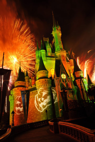 "Happy HalloWishes" fireworks show at the Magic Kingdom