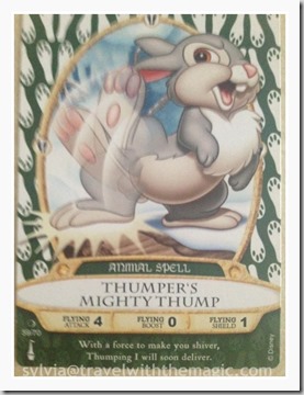 Thumper card Sorcerers of the Magic Kingdom