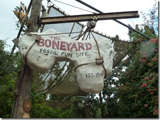 boneyard sign