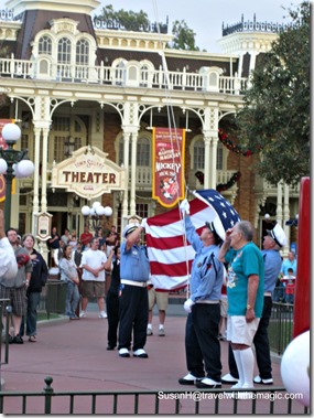 Main Street Flag Retreat Ceremony