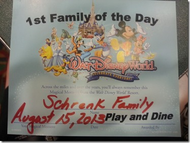 Play and Dine Family of the Day