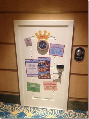 9. DCL - Fantasy - Stateroom door magnets - Pepe's door