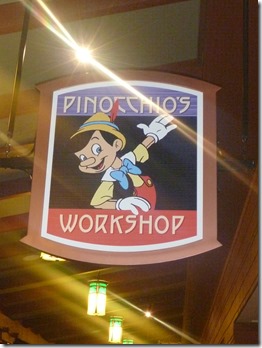 Pinocchio's Workshop at Grand Californian