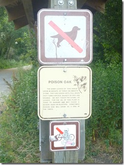 Poison Oak Sign