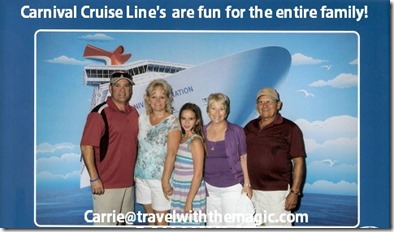 Carnival cruise fun for entire family pic