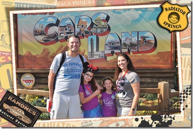 Welcome to Cars Land with Fun Border