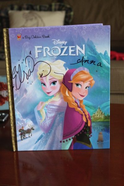 Frozen Signed Book