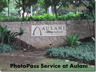 PhotoPass Service at Aulani