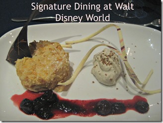 Signature Dining at Walt Disney World