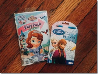 Pack fun things for kids to play with in long lines