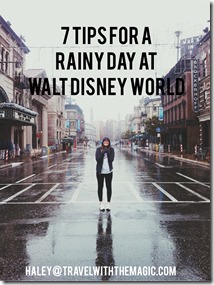 7 Tips for a rainy day