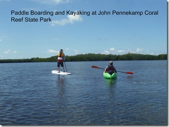 paddle boarding and kayaking