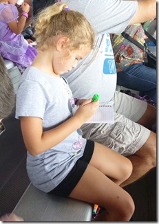 Drawing Pictures at Disney World