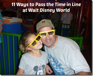 Ideas for Waiting in line with children at Walt Disney World
