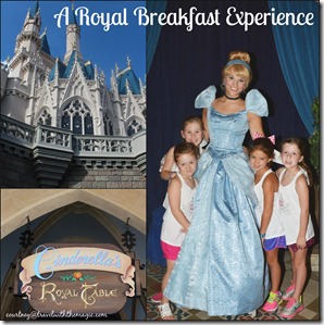 A Royal Breakfast Experience at Cinderella's Royal Table  courtney@travelwiththemagic.com