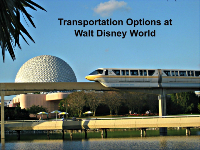 Transportation Options at Walt Disney World - Travel With The Magic ...