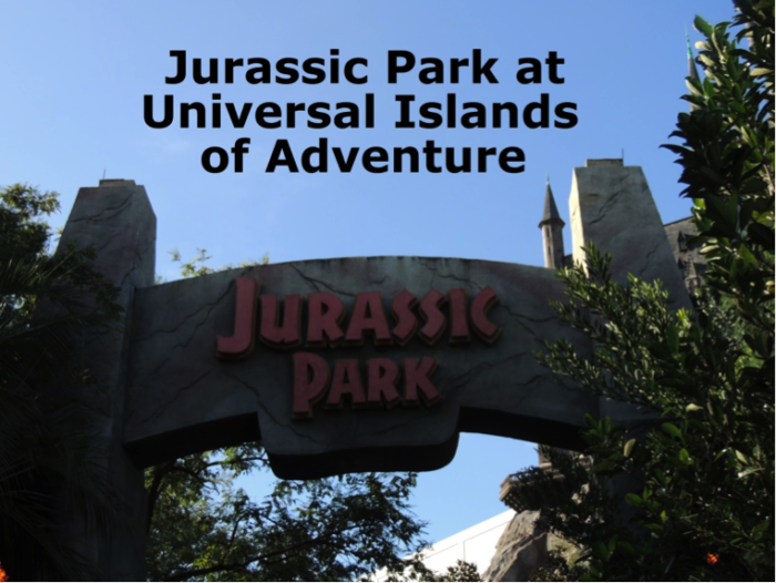 Universal Islands of Adventure Jurassic Park Travel With The Magic