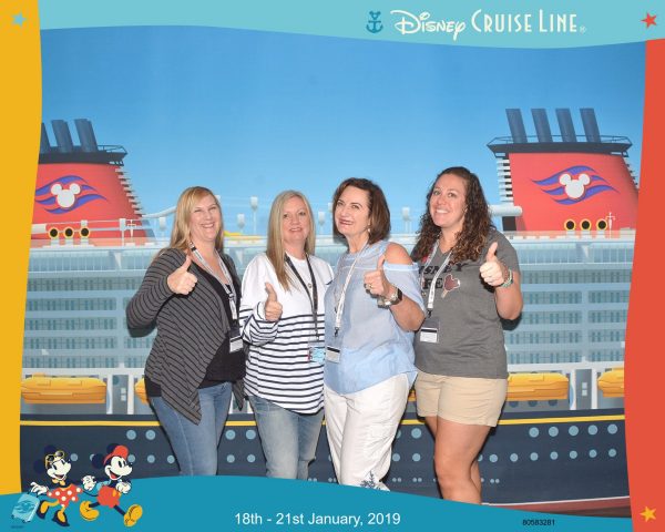 Carrie, Tonya, Jeri, and MaryElizabeth Disney Dream 2019