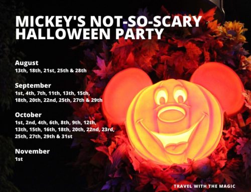 2020 Mickey’s Not So Scary Halloween party dates