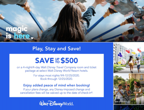 Stay, Play, and Save Fall 2020 at Disney World